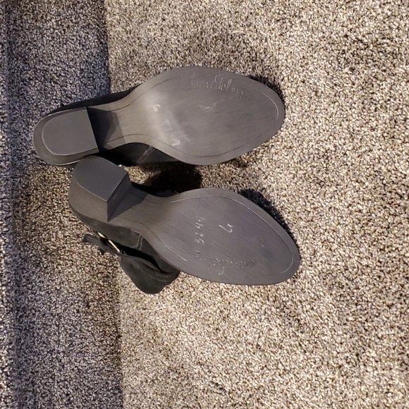 New Sam Edelman Myra Ankle boots block heels Suede upper shoes - Picture 10 of 13